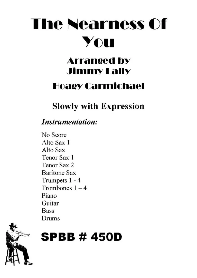 The Nearness Of You score preview