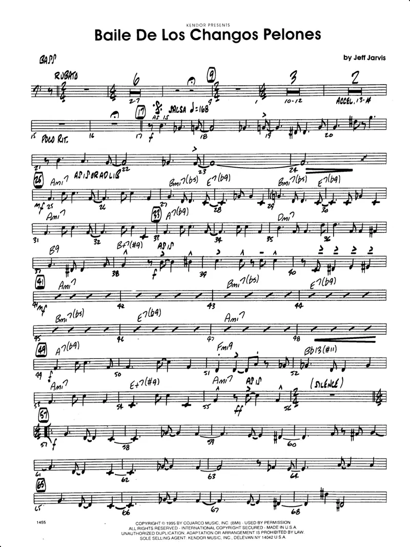 Baile De Los Changos Pelones score preview