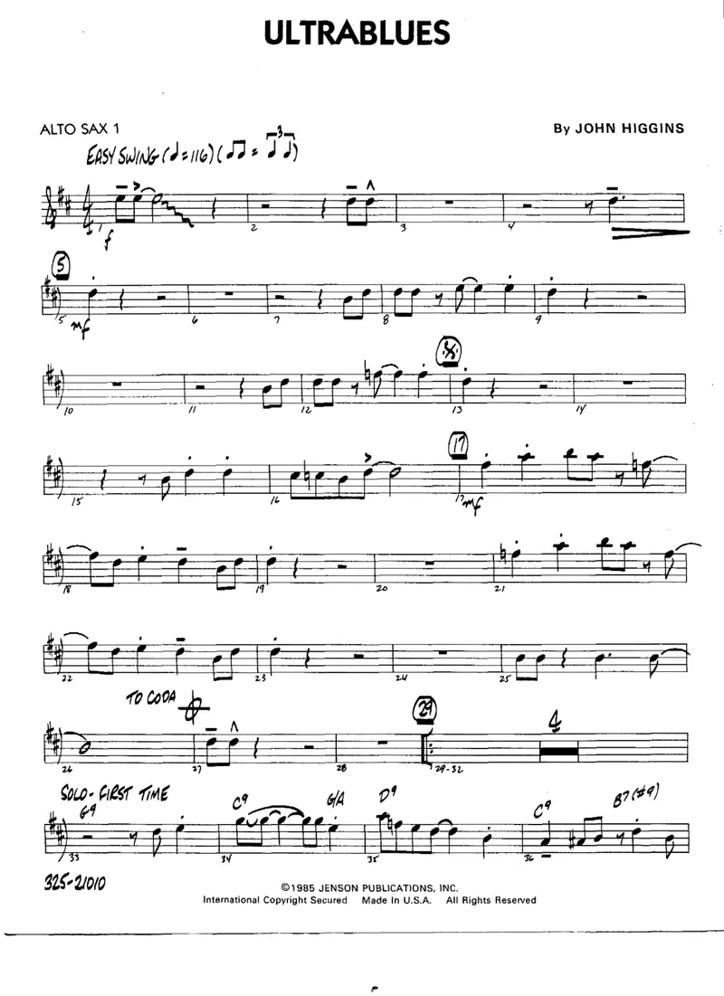 Ultrablues score preview