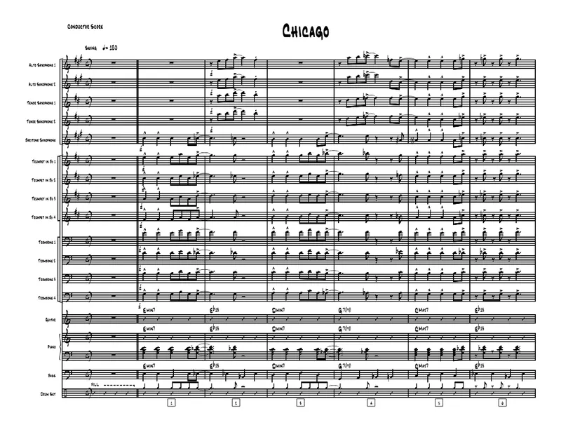 Chicago score preview