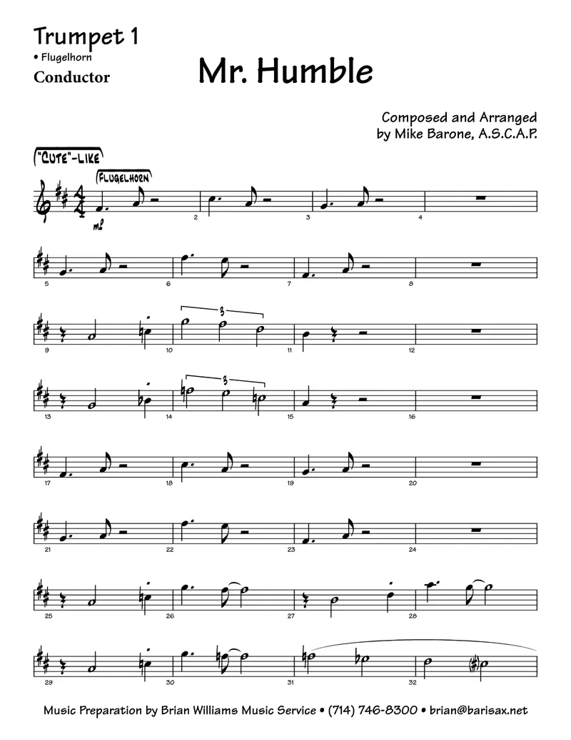Mr.Humble score preview