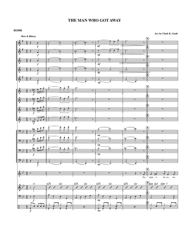 The Man Who Got Away score preview