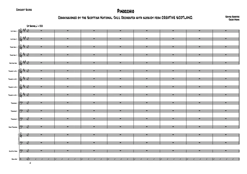 Pinocchio score preview