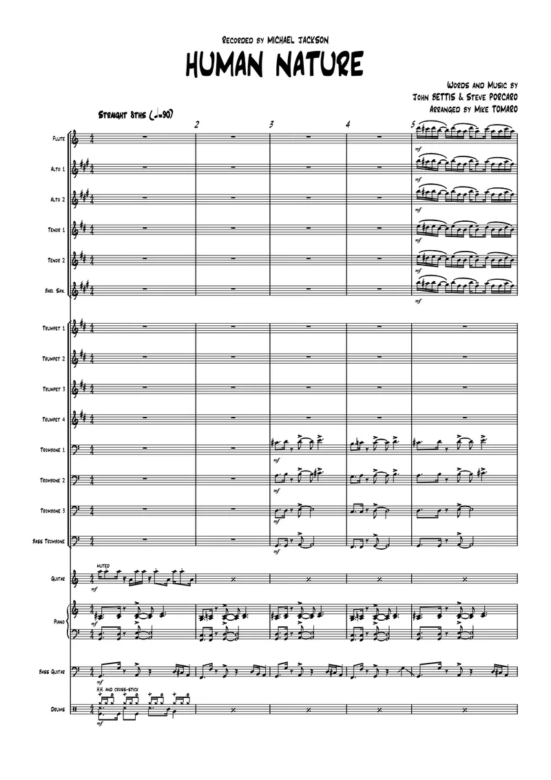 Human Nature score preview