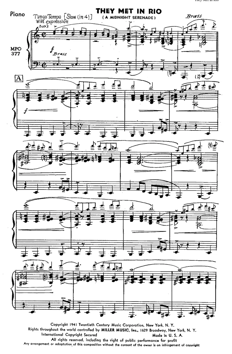 They Met In Rio score preview