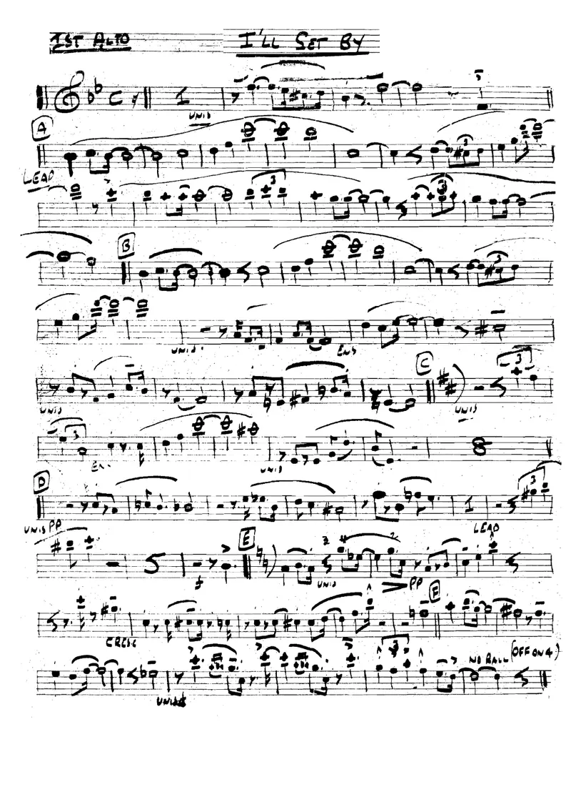 I'll Get By score preview