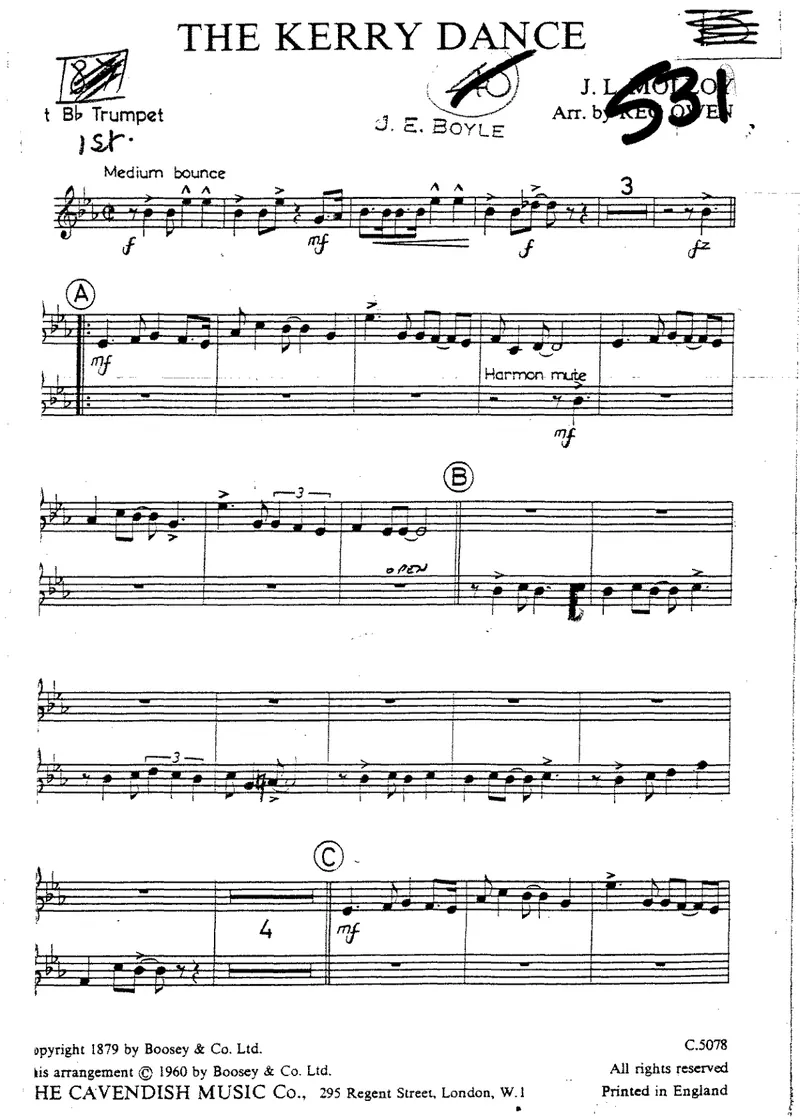 Kerry Dance score preview