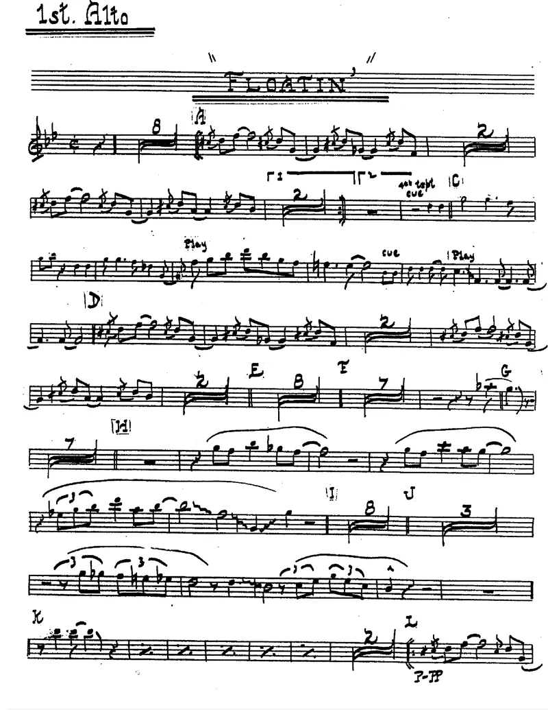 Floating score preview