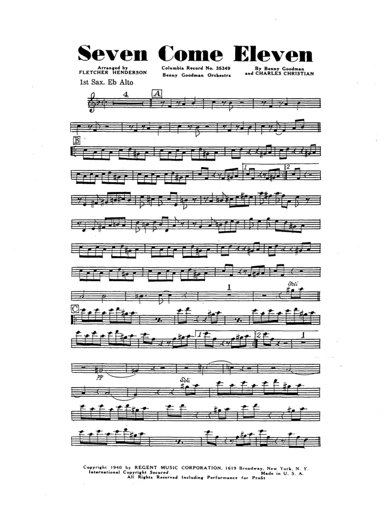 Seven Come Eleven score preview