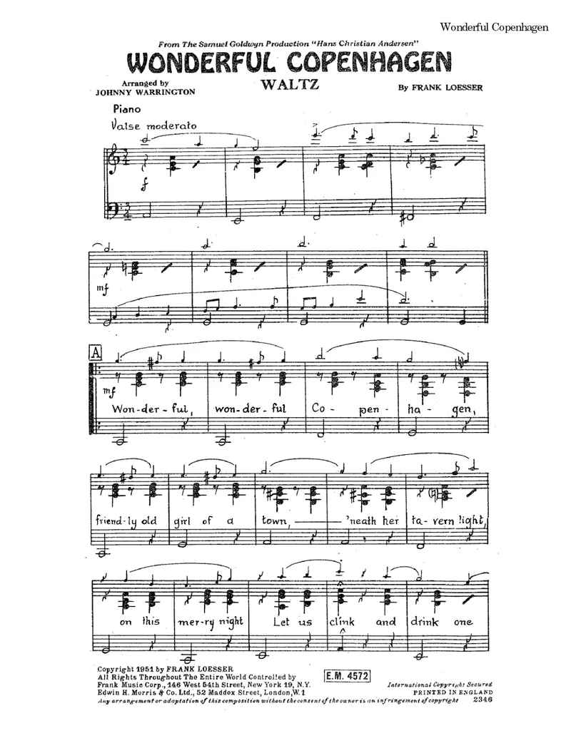 Wonderful Copenhagen score preview