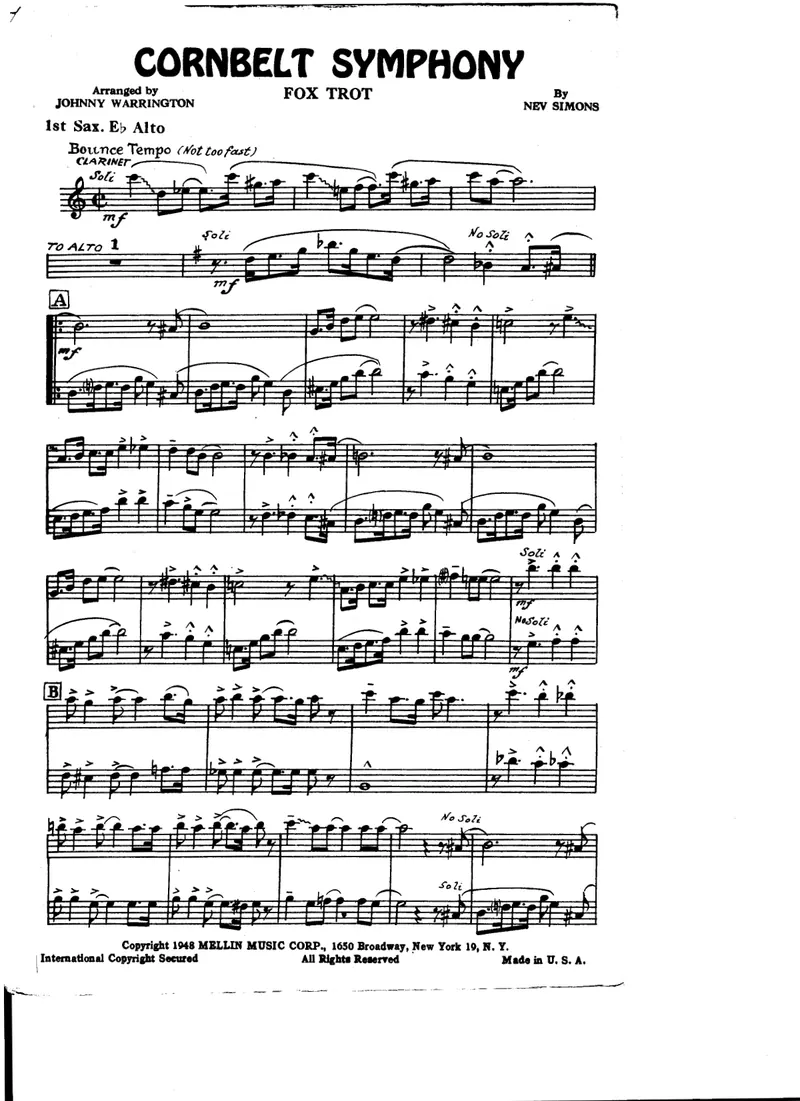 Cornbelt Simphony score preview