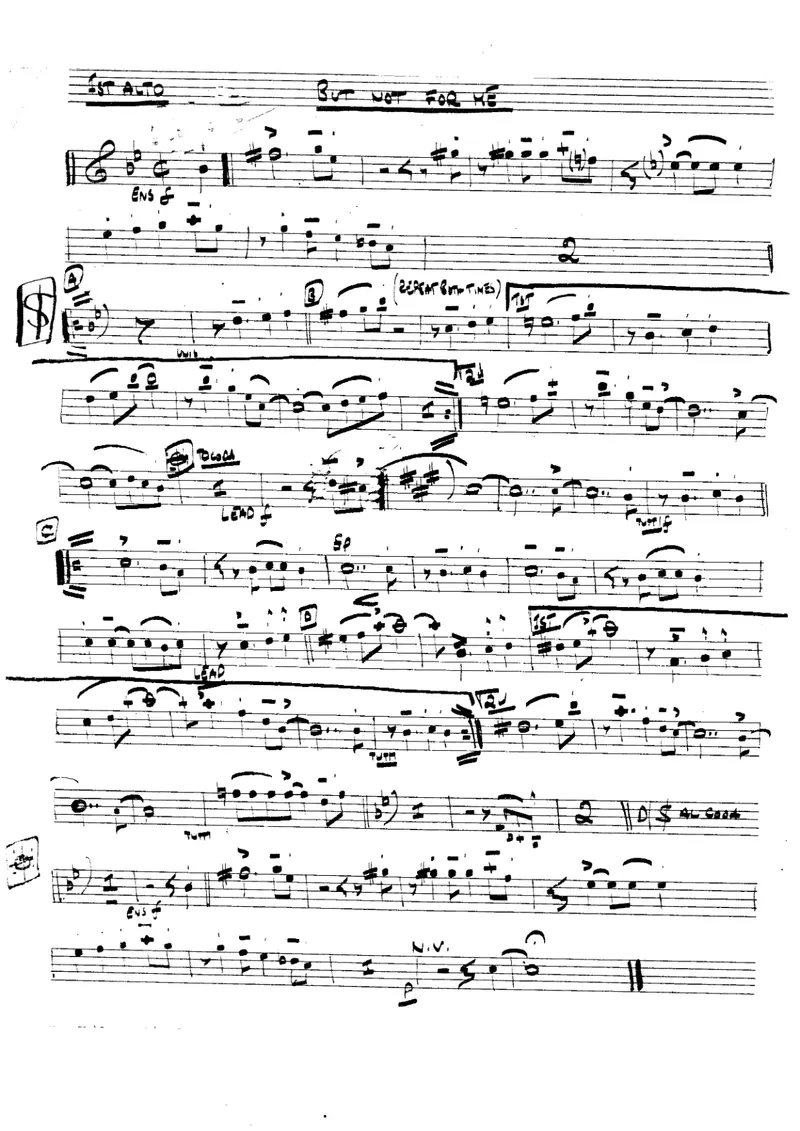 But Not For Me score preview