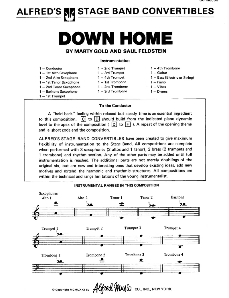 Down Home score preview