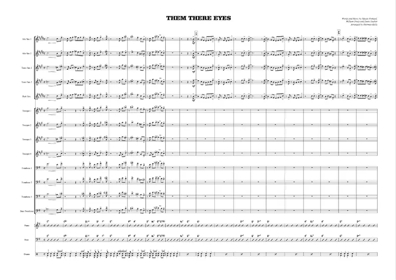 Them There Eyes score preview
