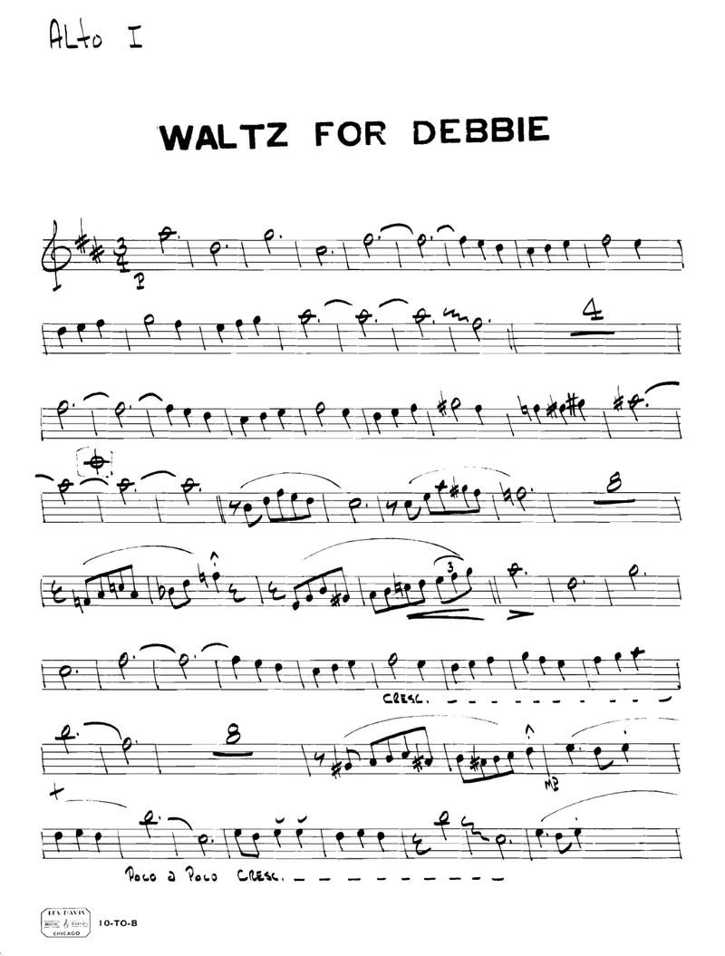 Waltz For Debby score preview