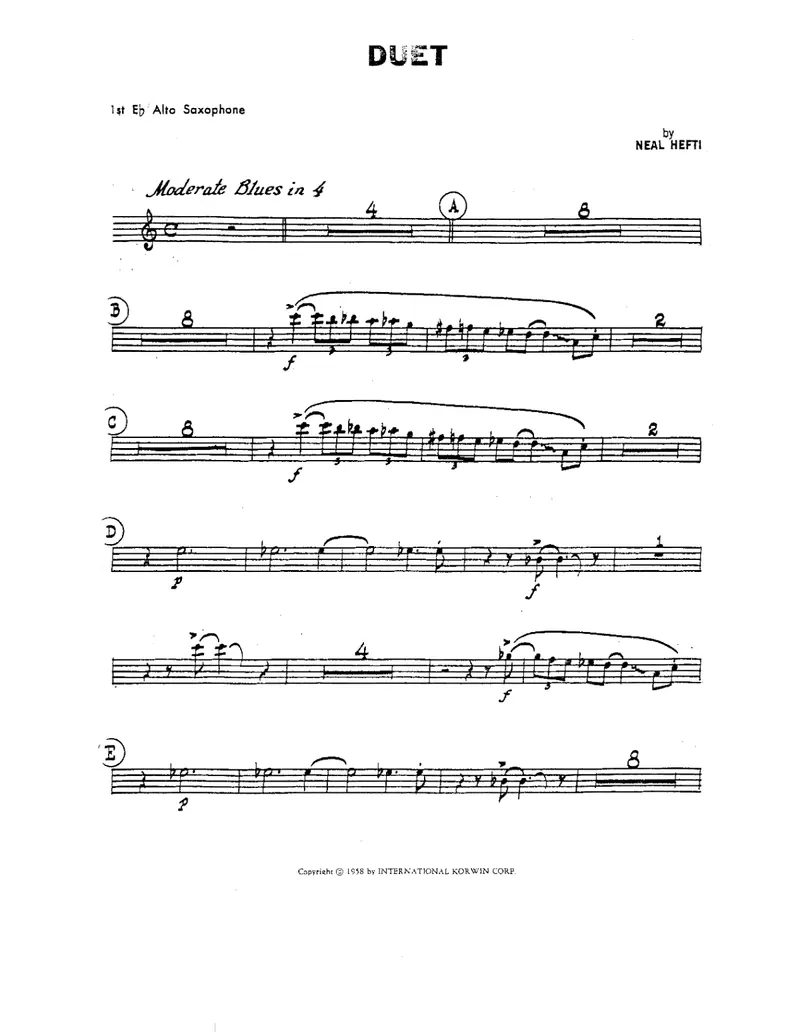 Duet score preview