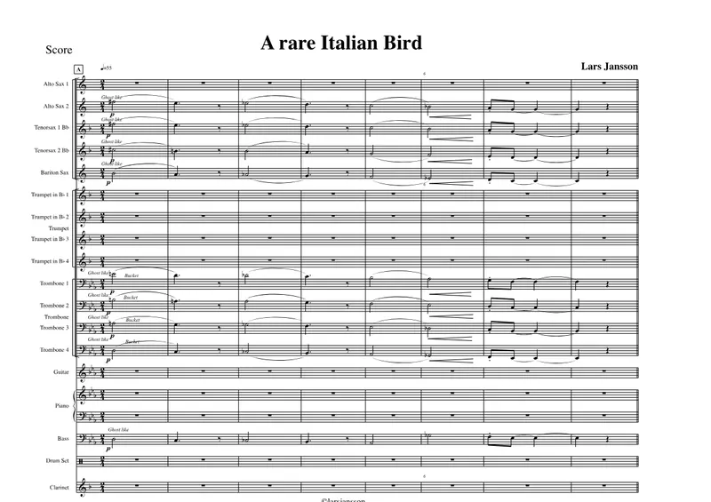 A Rare Italian Bird score preview