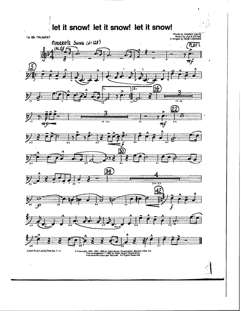 Let It Snow score preview