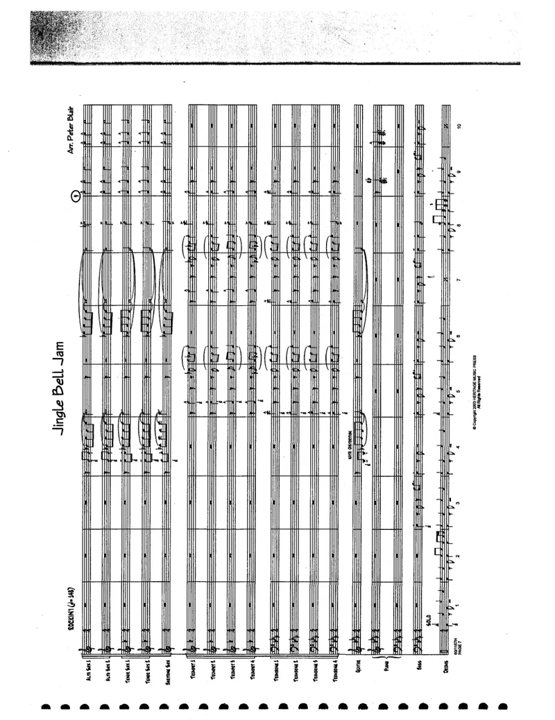Jingle Bell Jam score preview