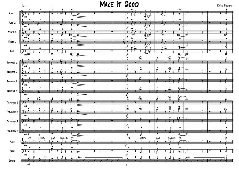 Make It Good score preview
