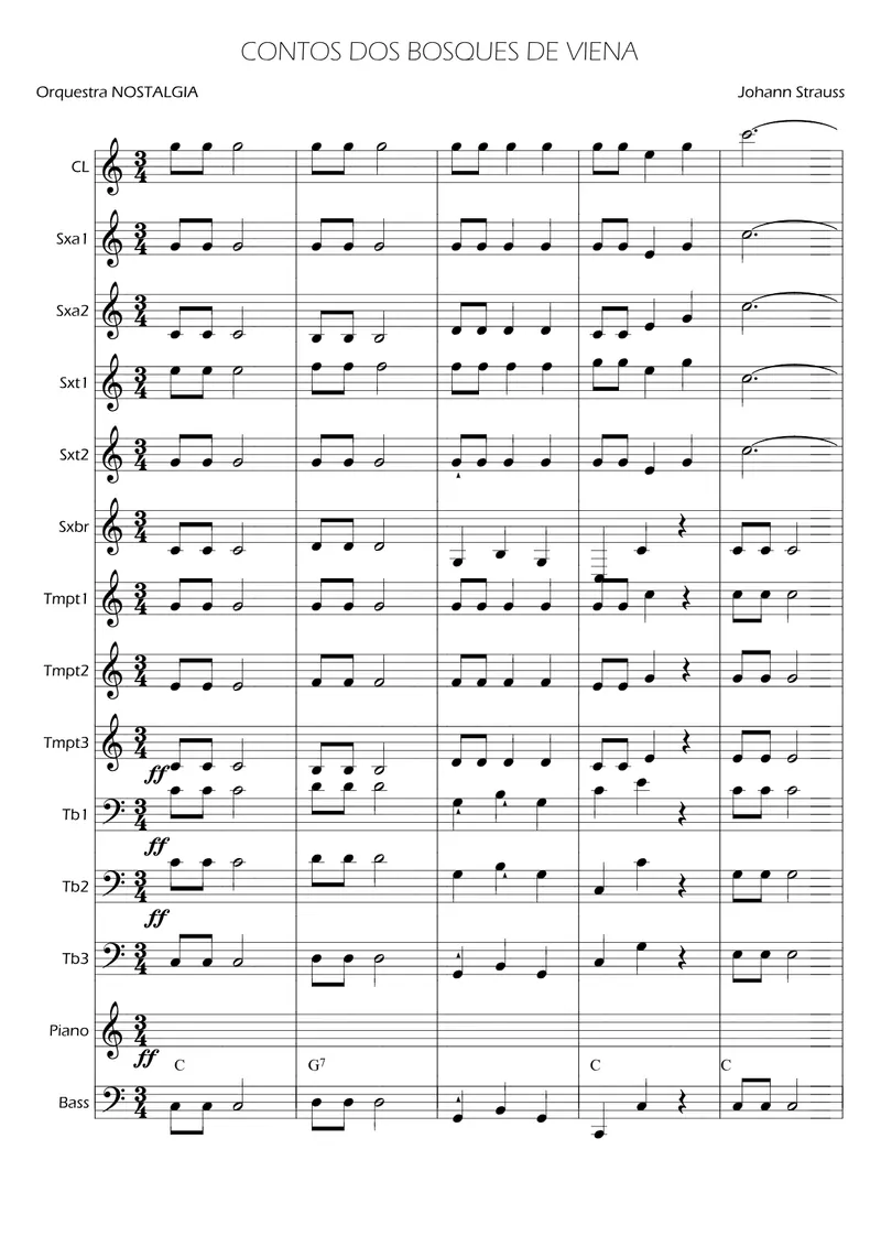 Contos Dos Bosques De Viena score preview