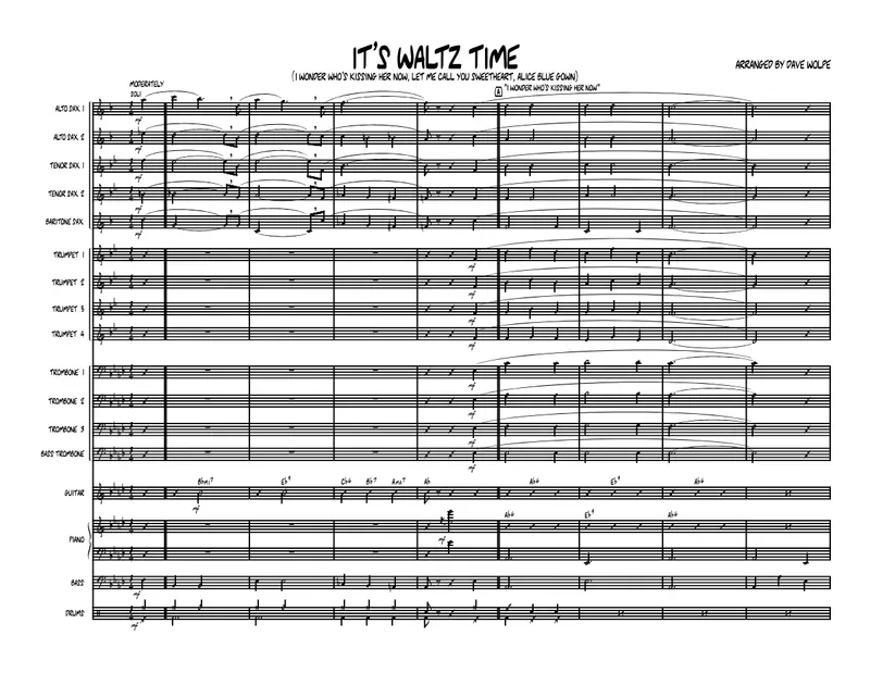 It's Waltz Time score preview