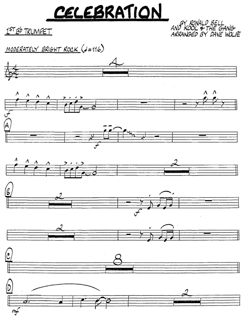 Celebration score preview
