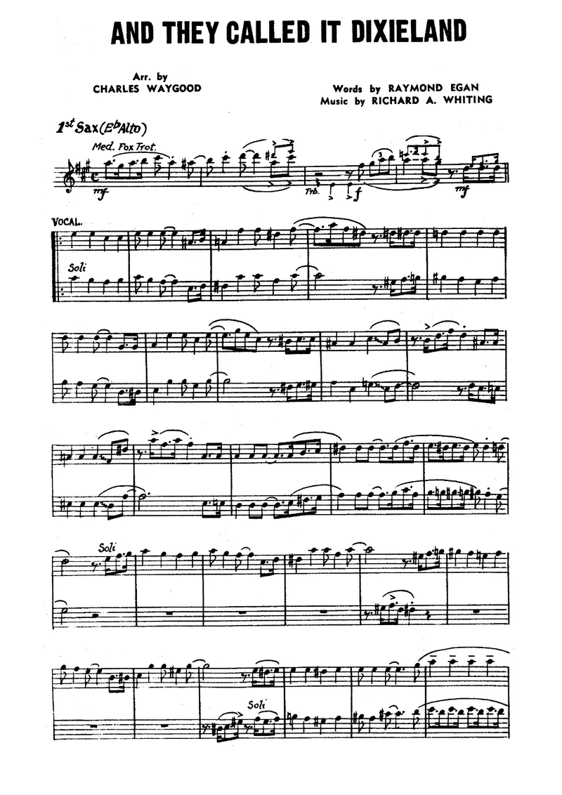And They Called It Dixieland preview page 1