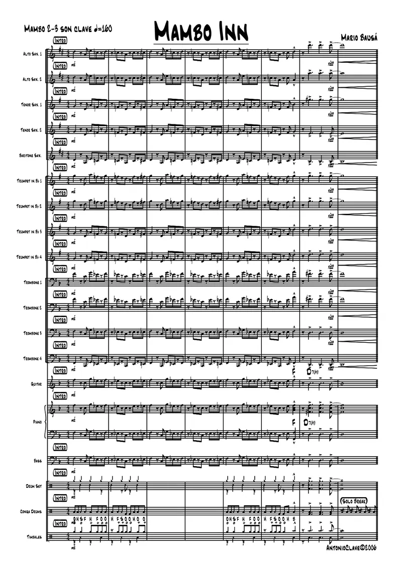 Mambo Inn score preview
