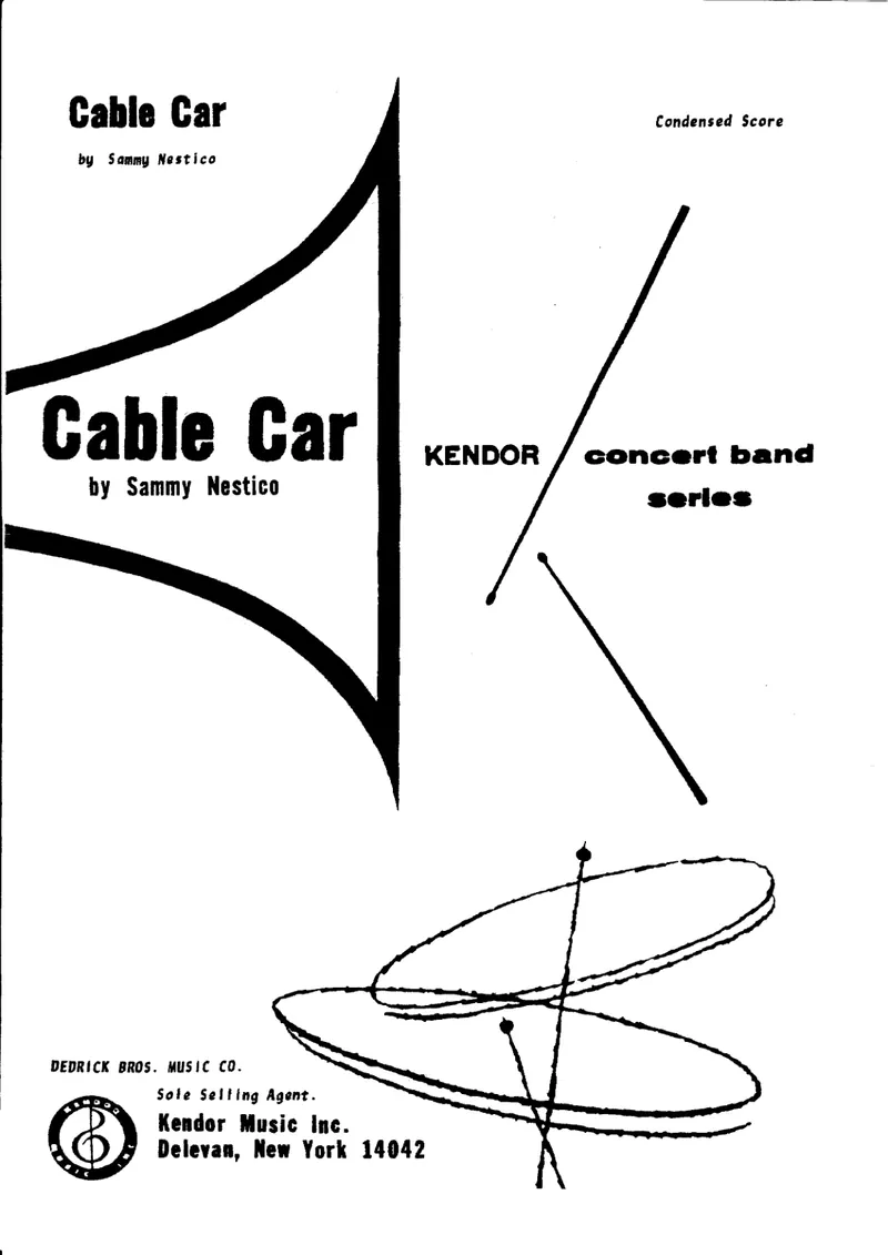 Cable Car score preview