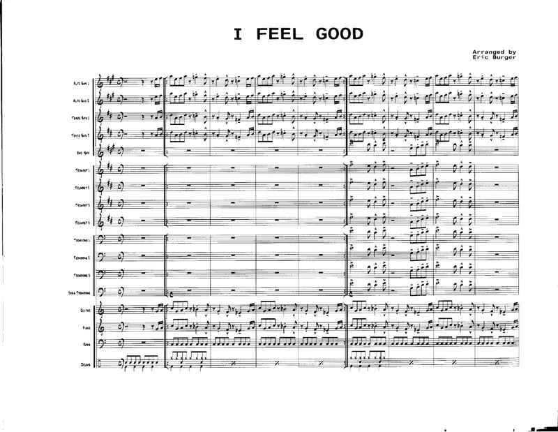 I Got You (I Feel Good) score preview