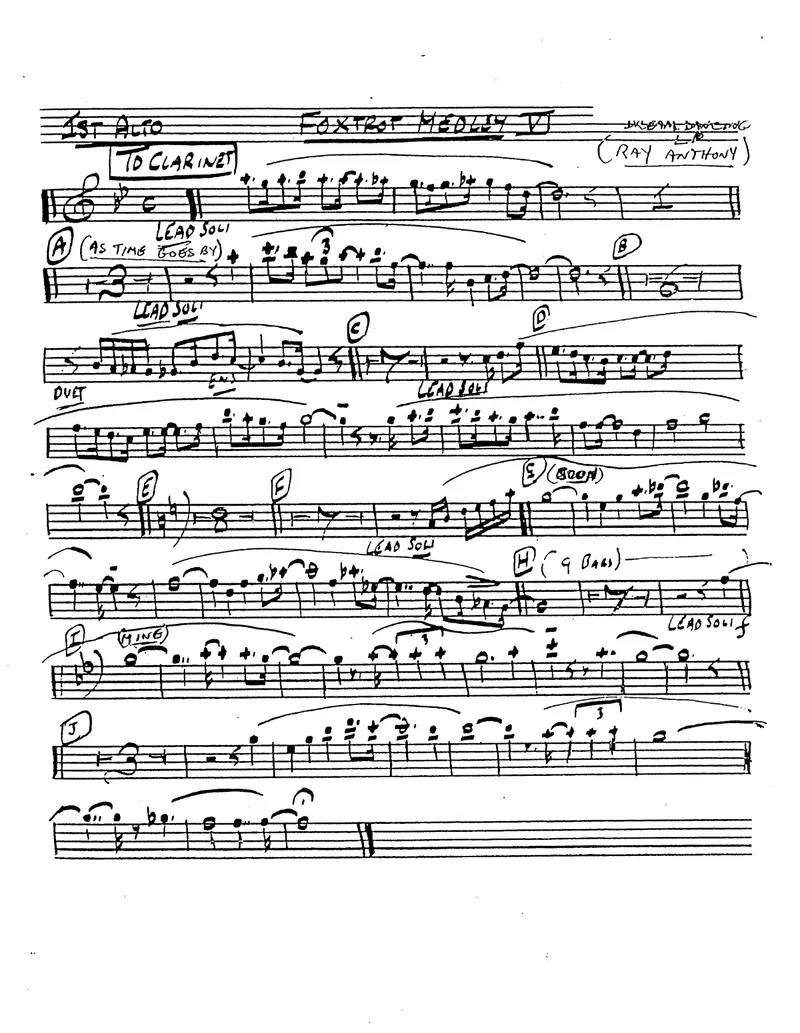 Foxtrot Medley VI score preview