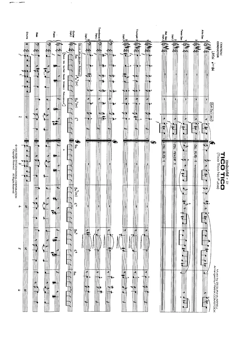 Tico Tico score preview
