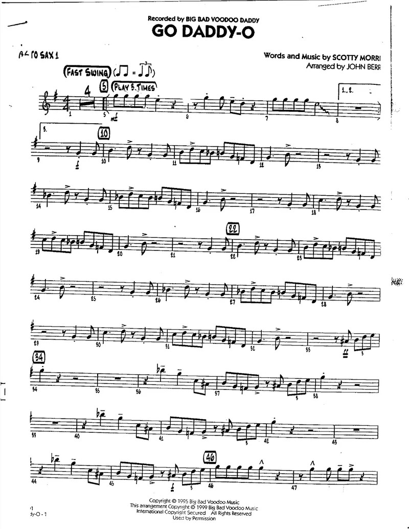 Go Daddy O score preview