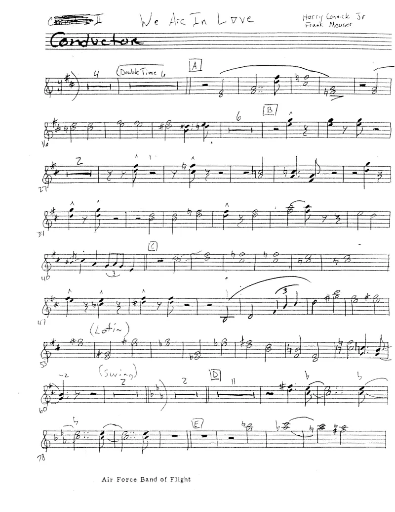 We Are In Love score preview