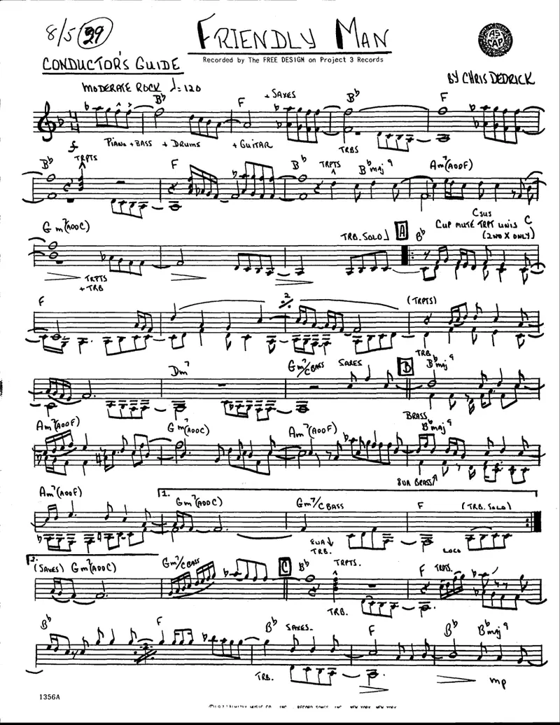 Friendly Man score preview