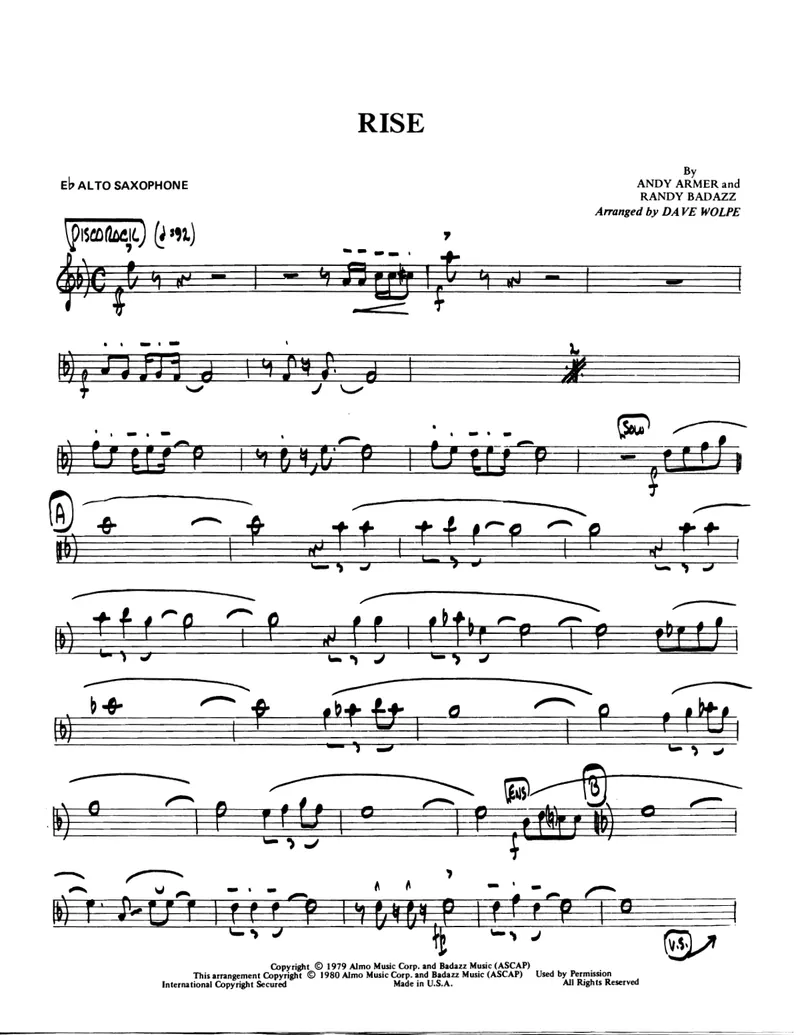 Rise score preview