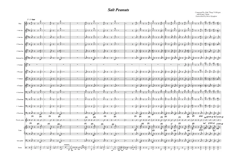 Salt Peanuts score preview
