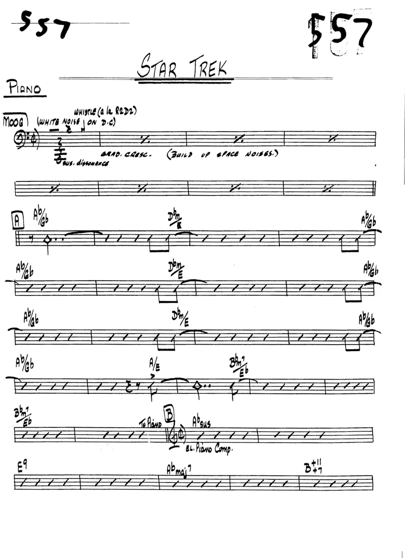 Star Trek score preview