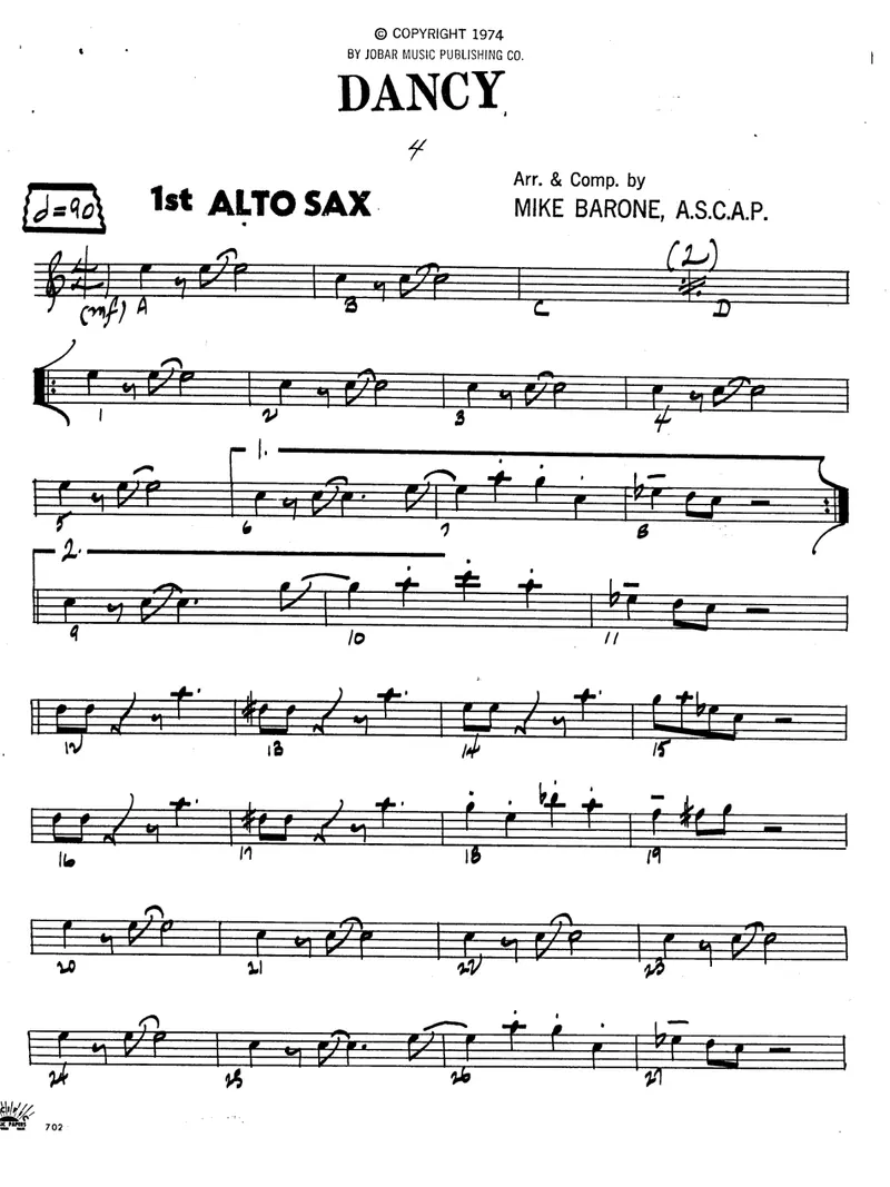 Dancy score preview