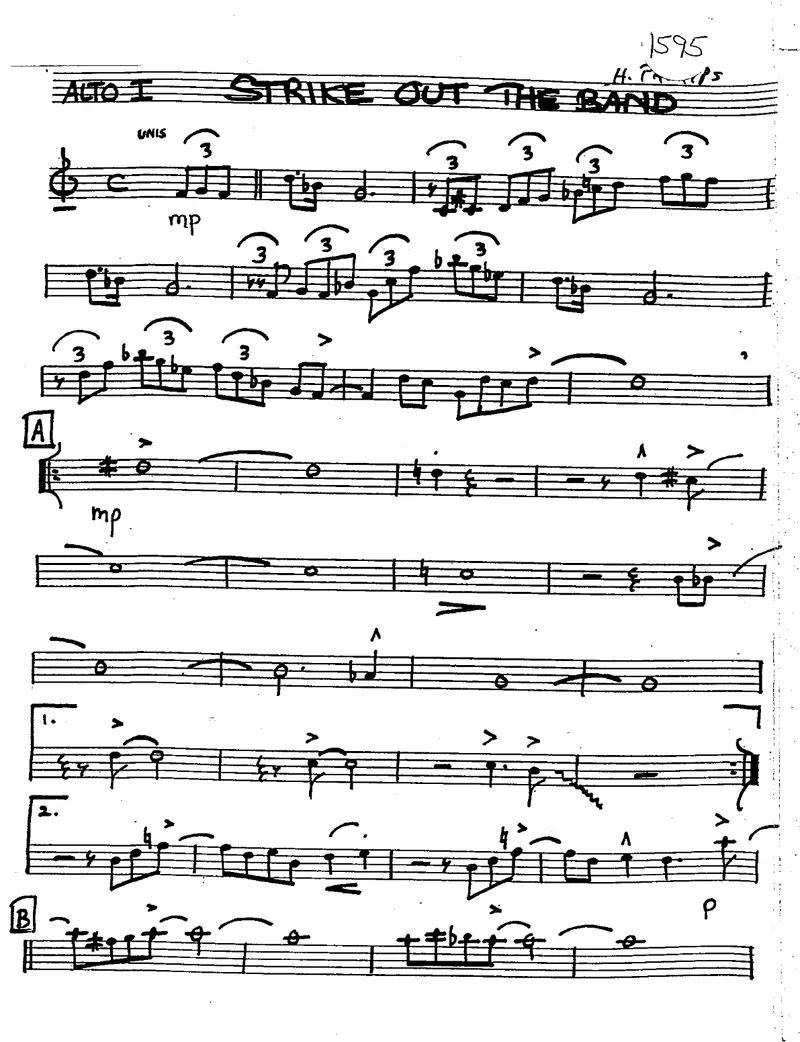 Strike Out The Band preview page 1