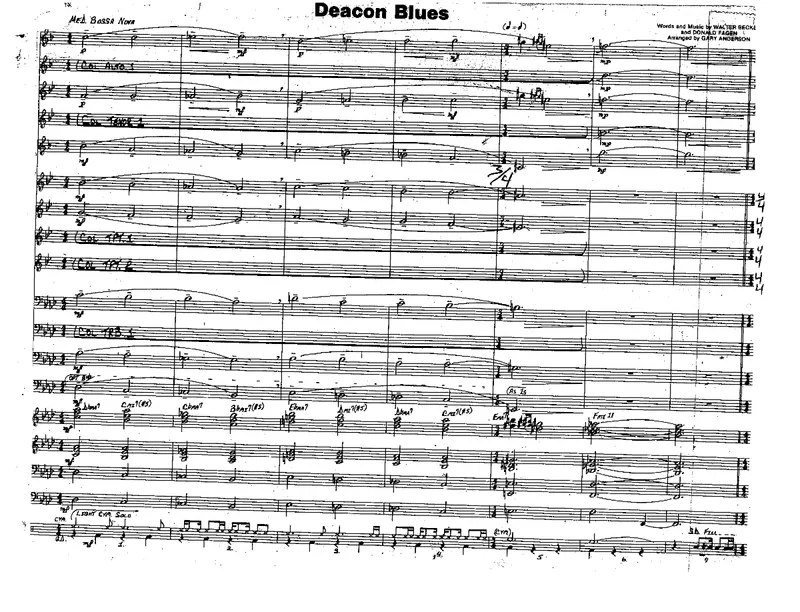 Deacon Blues score preview
