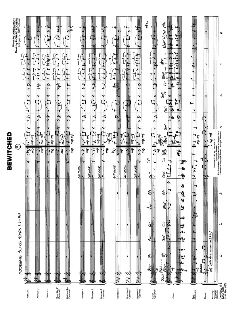 Bewitched score preview