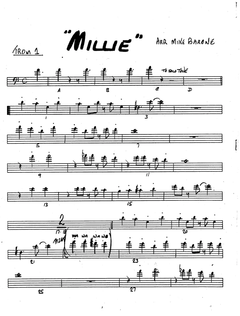 6 Bones + Rhythm - Thoroughly Modern Millie score preview