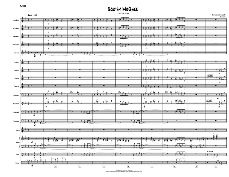 Squiby McGhee score preview