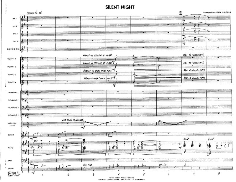 Silent Night score preview