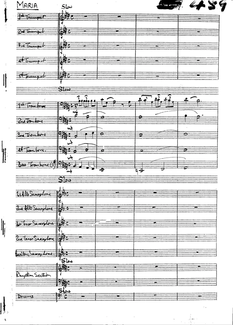 Maria score preview