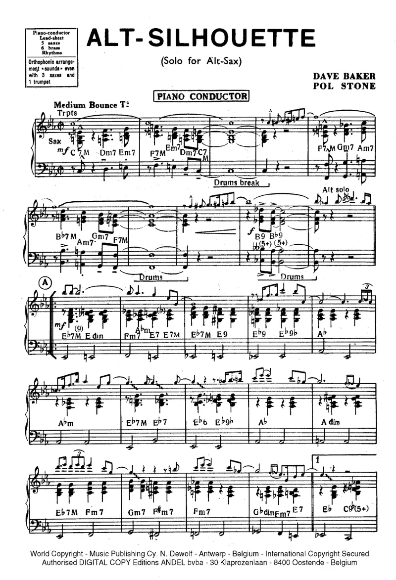 Alt Silhouette score preview