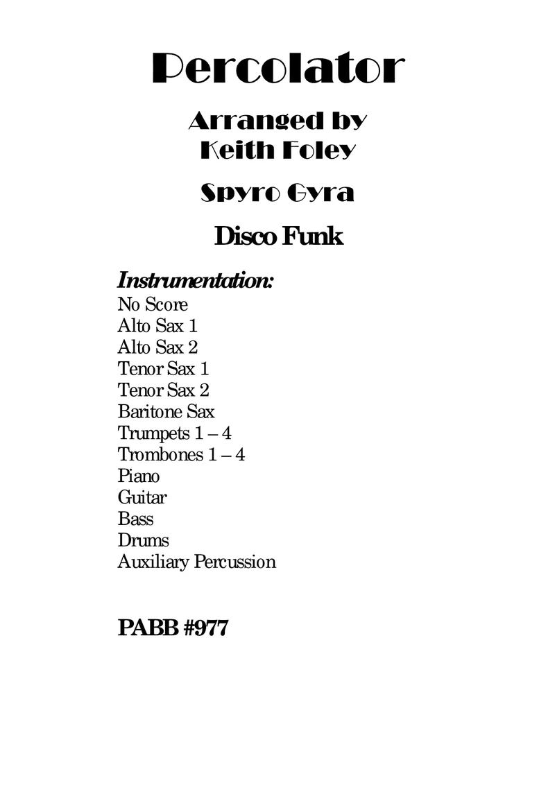 Percolator score preview