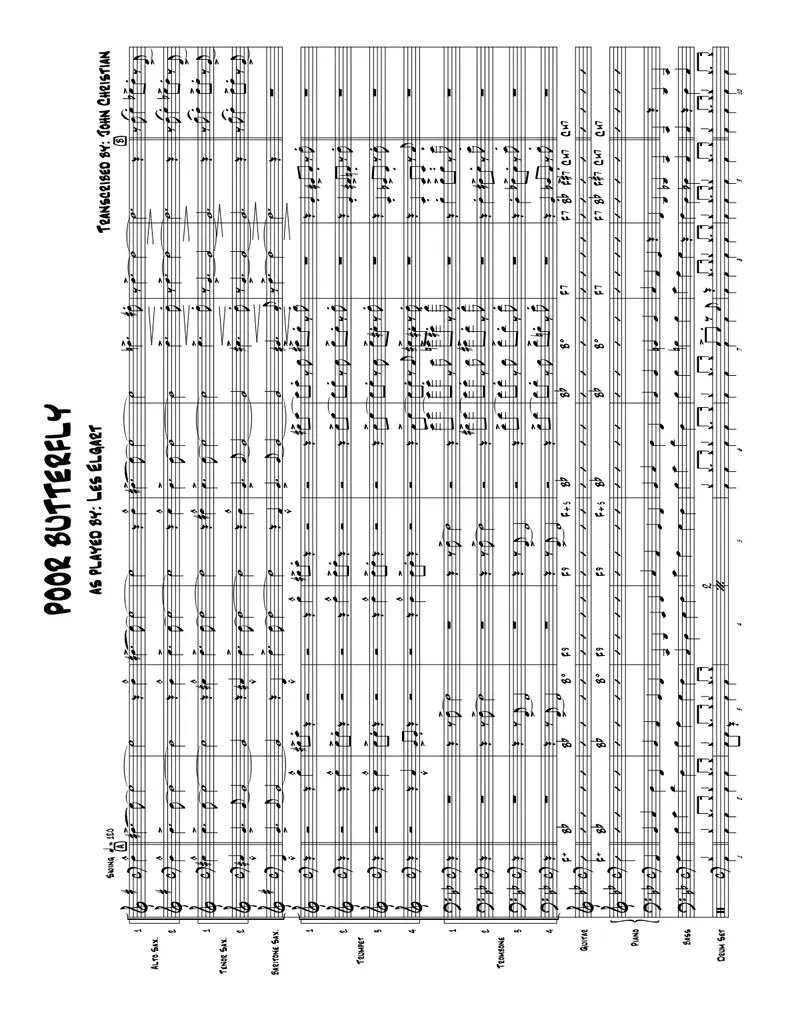 Poor Butterfly score preview